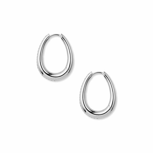 Droplet Gold Diamond Earrings