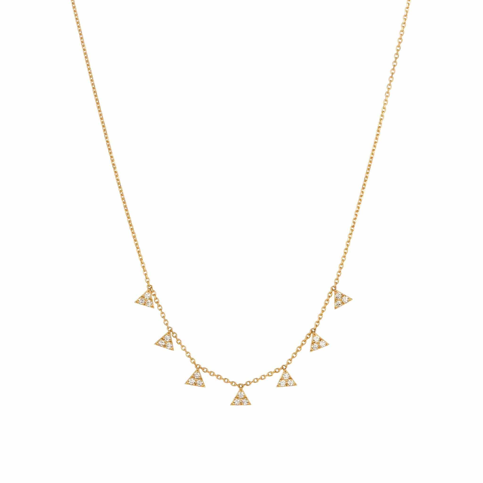 Triangle Diamond Necklace