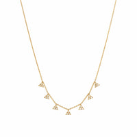 Triangle Diamond Necklace