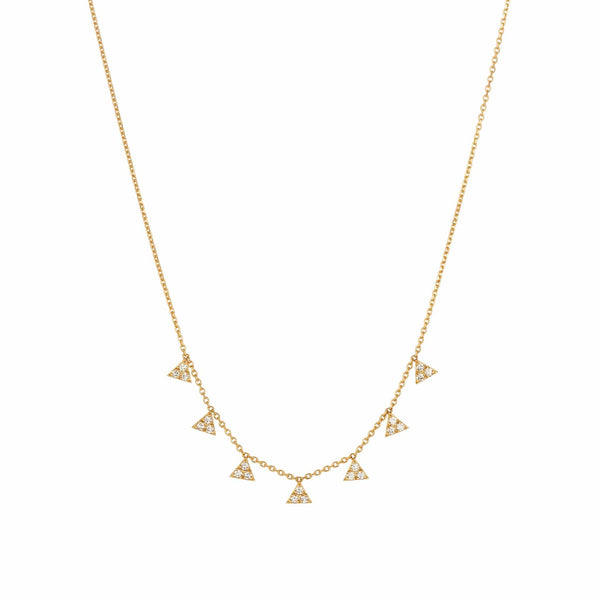 Triangle Diamond Necklace