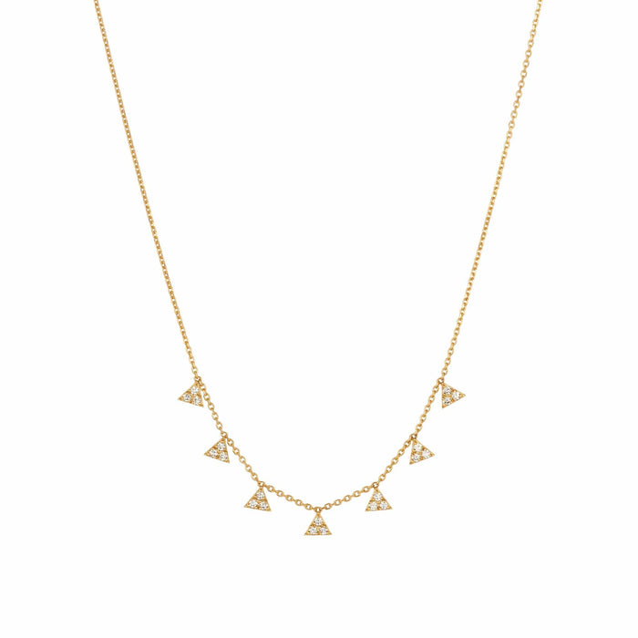 Triangle Diamond Necklace