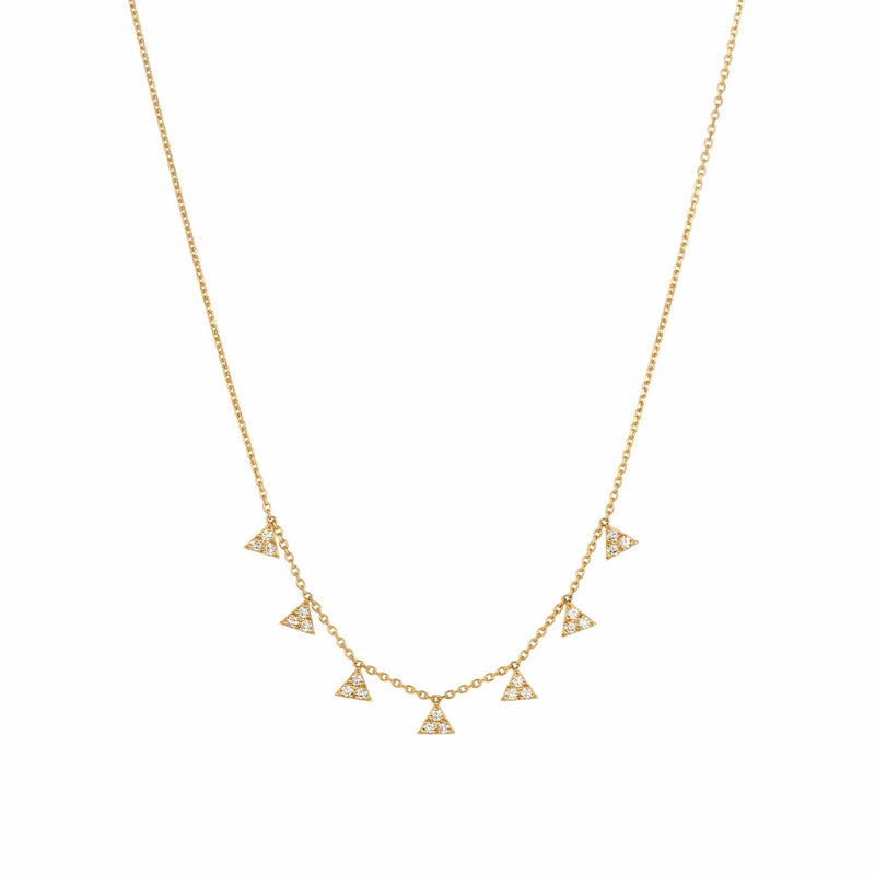 Triangle Diamond Necklace