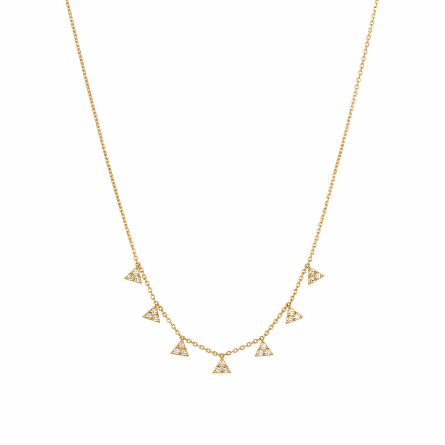 Triangle Diamond Necklace