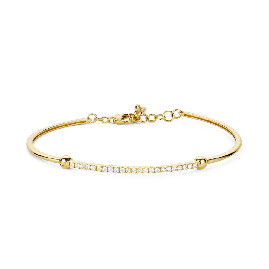 Front shot of serene bar diamond bracelet 