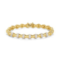 Hourglass Gold Diamond Bracelet