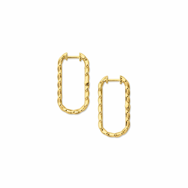 Infinity Rumi Gold Hoop Earrings