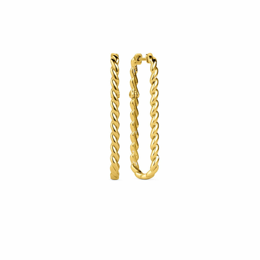 Infinity Rumi Gold Hoop Earrings