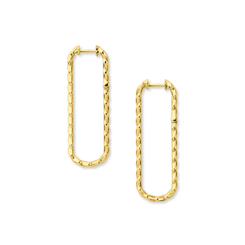 Infinity Rumi Gold Hoop Earrings