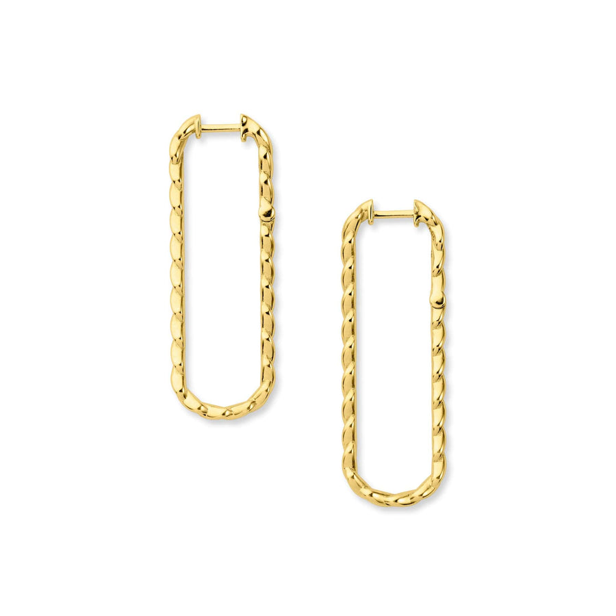 Infinity Rumi Gold Hoop Earrings