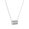 Allumare Diamond Cylinder Necklace