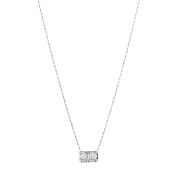 Allumare Diamond Cylinder Necklace