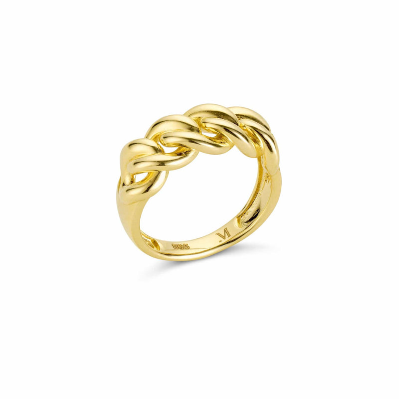 Atlas Gold Braided Ring