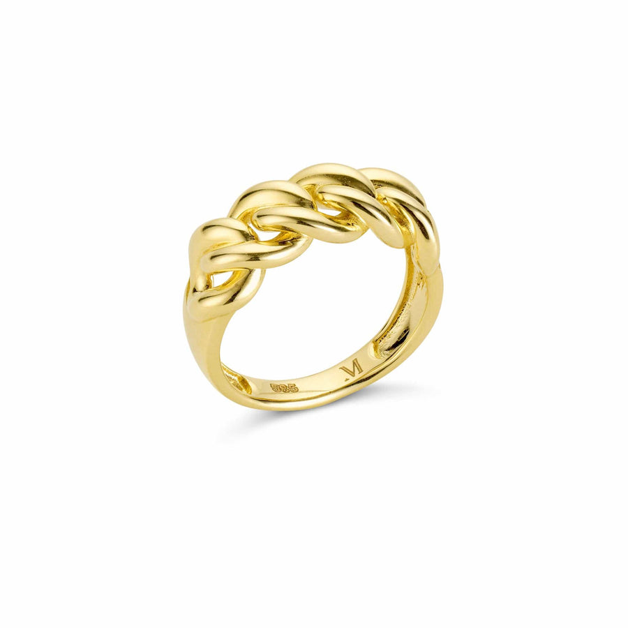 Atlas Gold Braided Ring