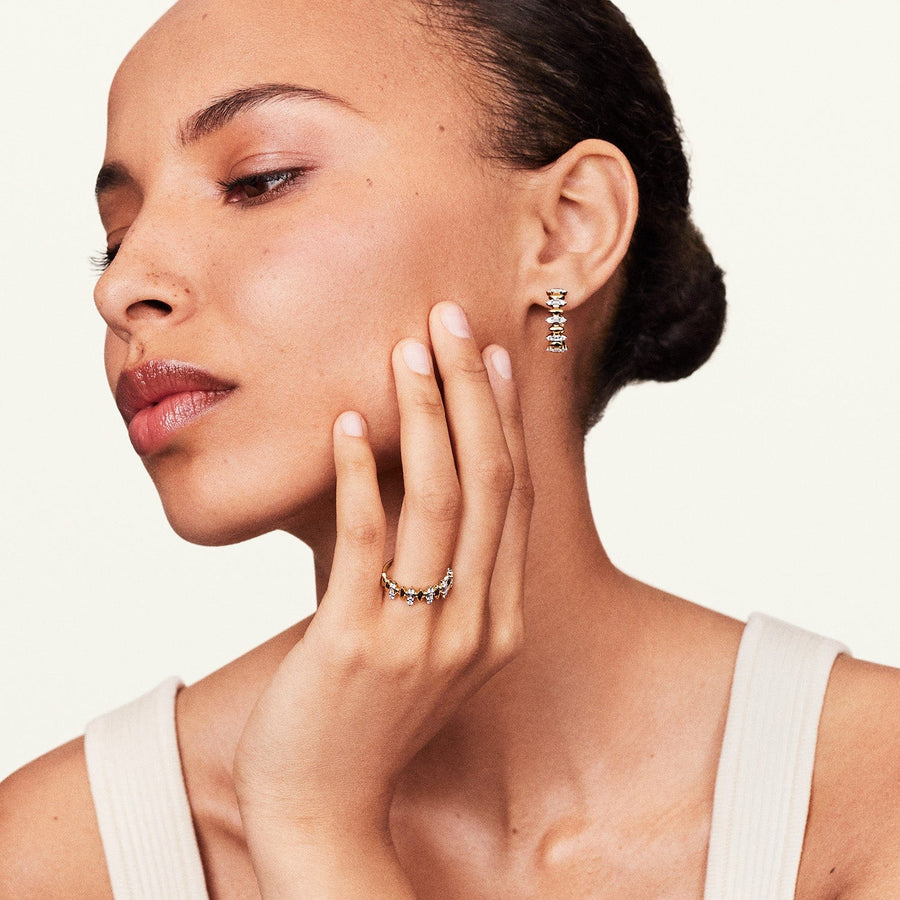 Luna Gold Diamond Ring