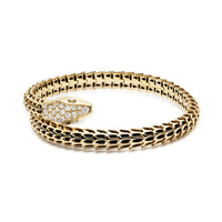 Yilan Diamond Pavé Onyx Single Wrap Bracelet