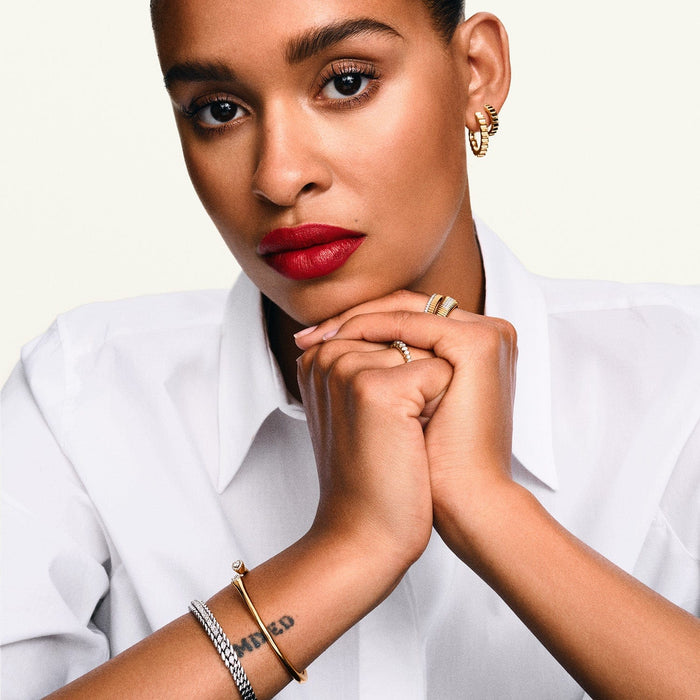 Luna Diamond Flex Bangle