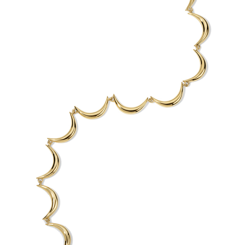 Crescent Gold Bracelet