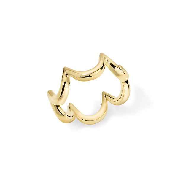 Crescent Gold Ring
