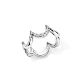 18K White Gold