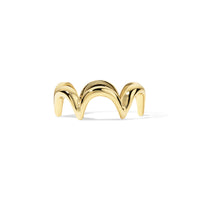 Crescent Band Ring, Yellow Gold