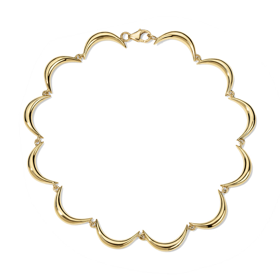 Crescent Gold Bracelet