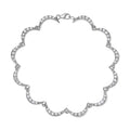 Crescent Gold Diamond Bracelet