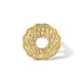 Sabra Coin Gold Ring