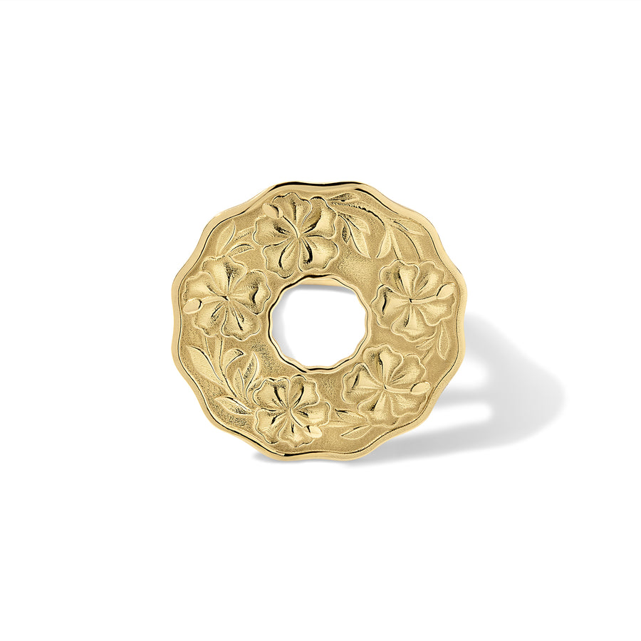 Sabra Coin Gold Ring