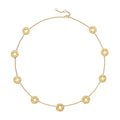 Sabra Coins Gold Necklace