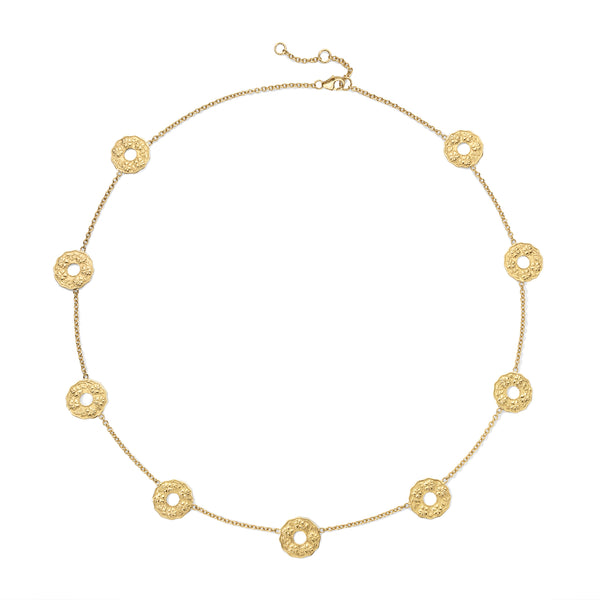 Sabra Coins Gold Necklace