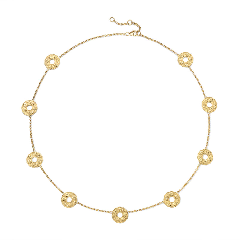 Sabra Coins Gold Necklace