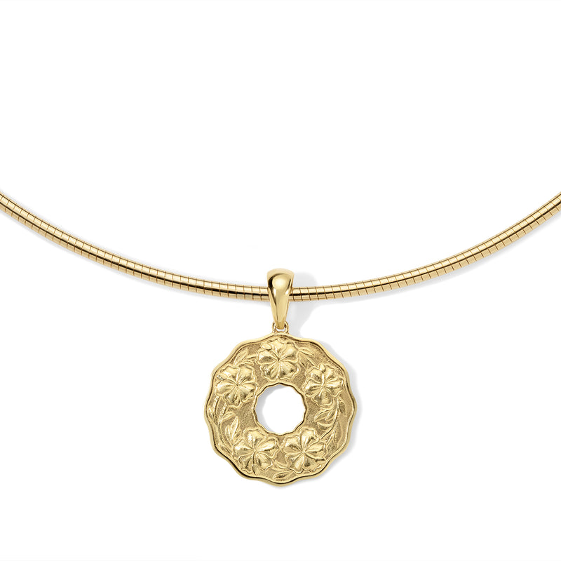 Sabra Coin Omega Gold Chain Necklace