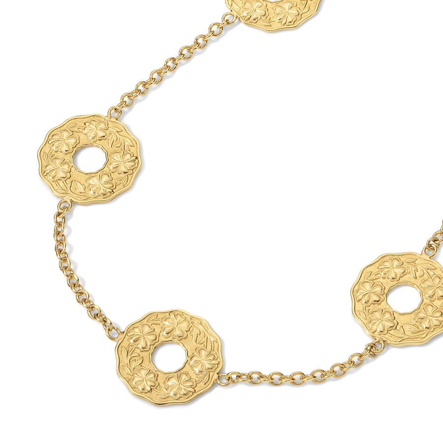 Sabra Coins Gold Necklace