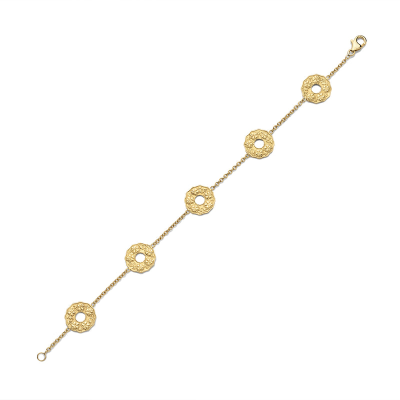 Sabra Coins Gold Bracelet