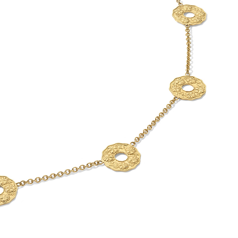 Sabra Coins Gold Necklace