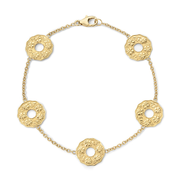 Sabra Coins Gold Bracelet