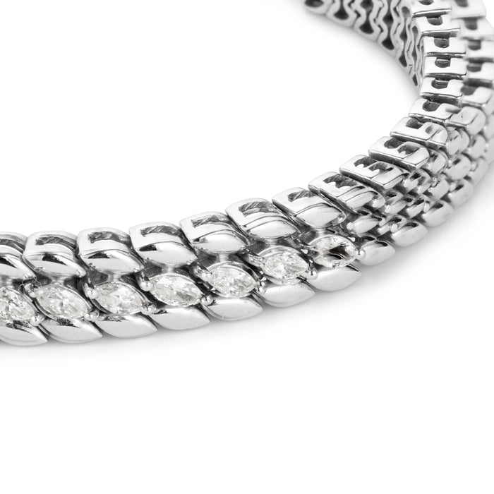Luna Diamond Flex Bangle