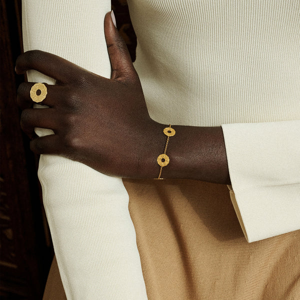Sabra Coins Gold Bracelet