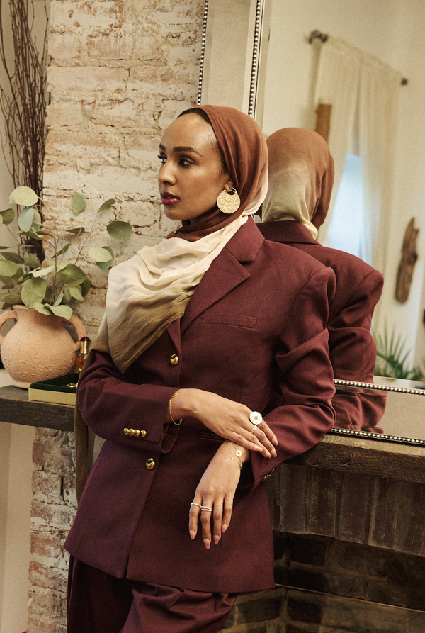 Sabra Qamar Gold Boba Hoop Earrings