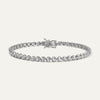 3ct Diamond Tennis Bracelet Cupcake setting