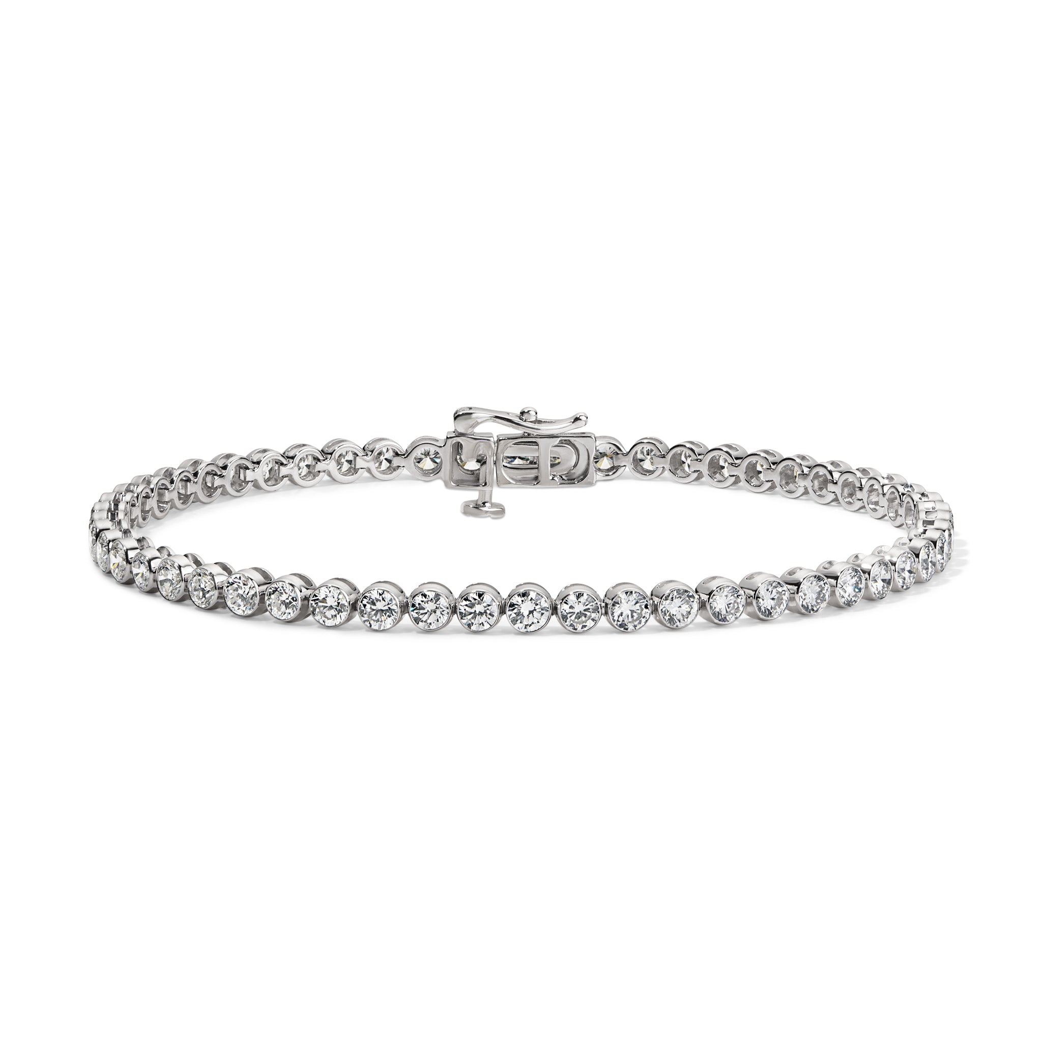 5ct Bezel Diamond Tennis Bracelet