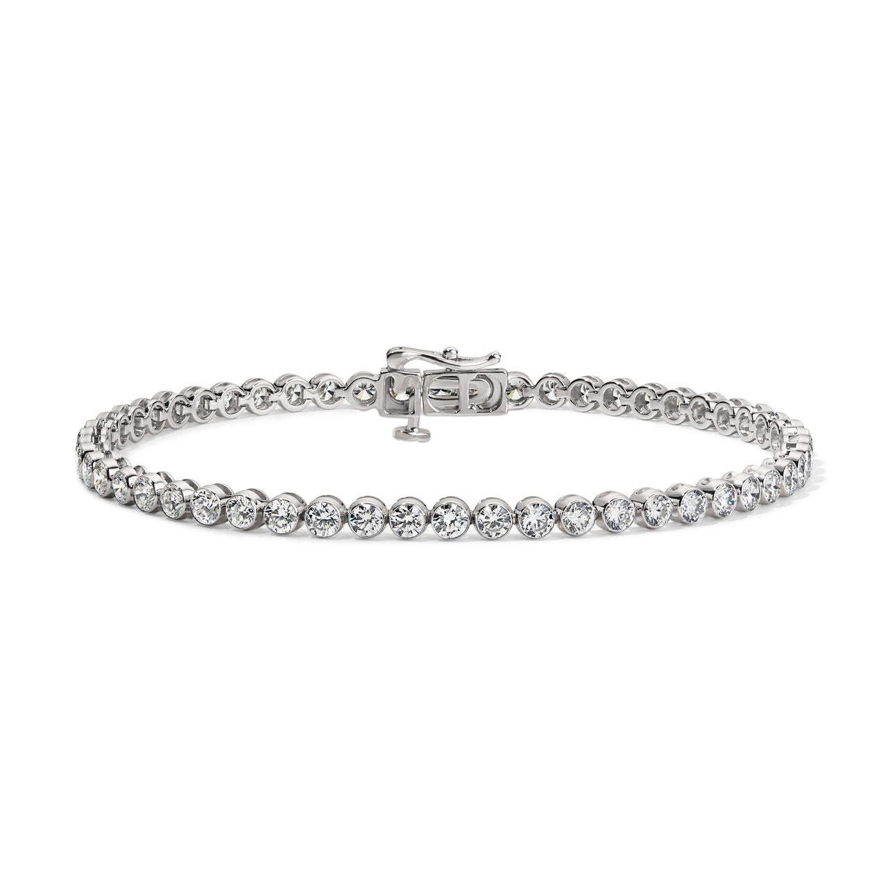 5ct Bezel Diamond Tennis Bracelet