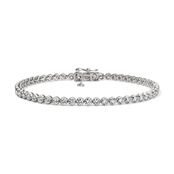 5ct Bezel Diamond Tennis Bracelet