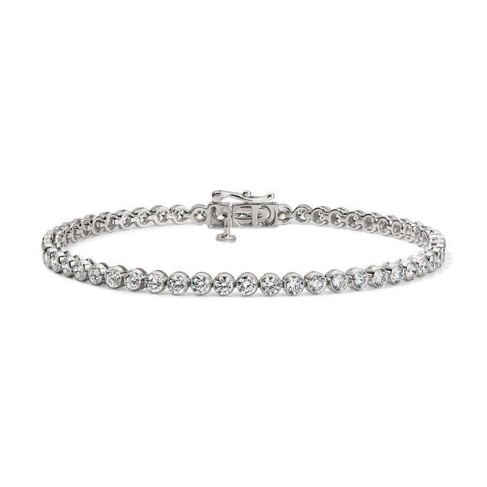 5ct Bezel Diamond Tennis Bracelet