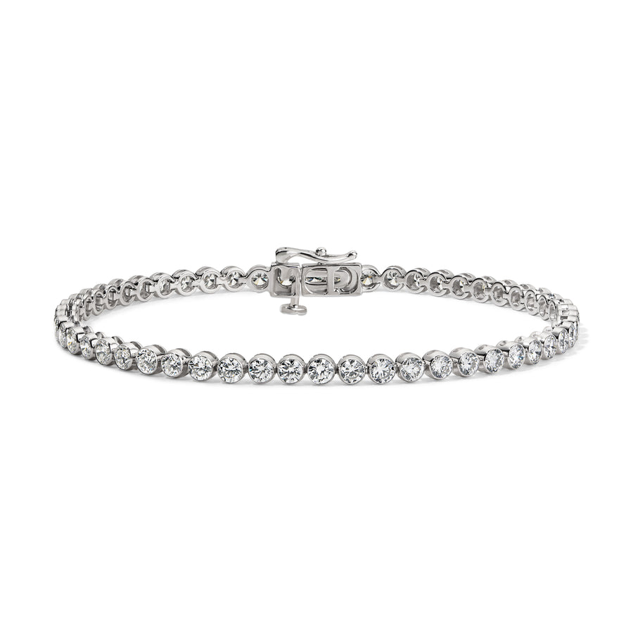 5ct Bezel Diamond Tennis Bracelet