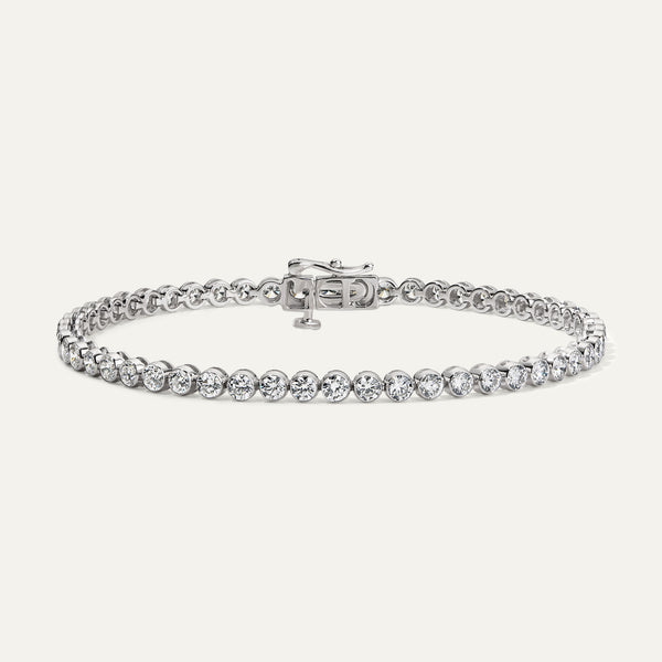 5ct Bezel Diamond Tennis Bracelet