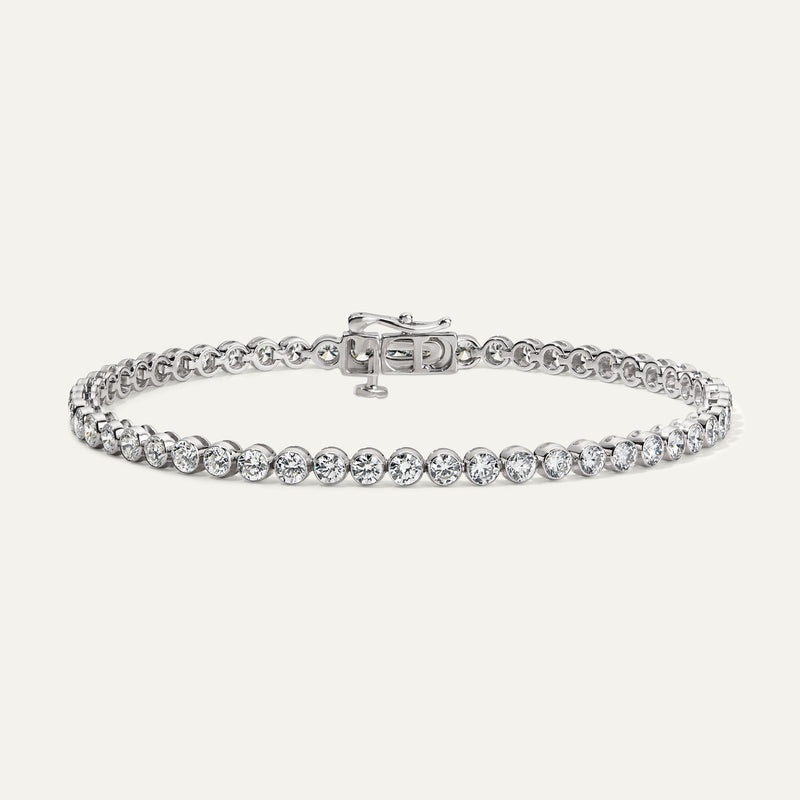 5ct Bezel Diamond Tennis Bracelet