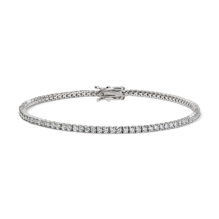 2ct Diamond Tennis Bracelet Skinny