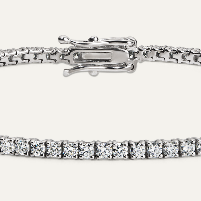 2ct Diamond Tennis Bracelet Skinny