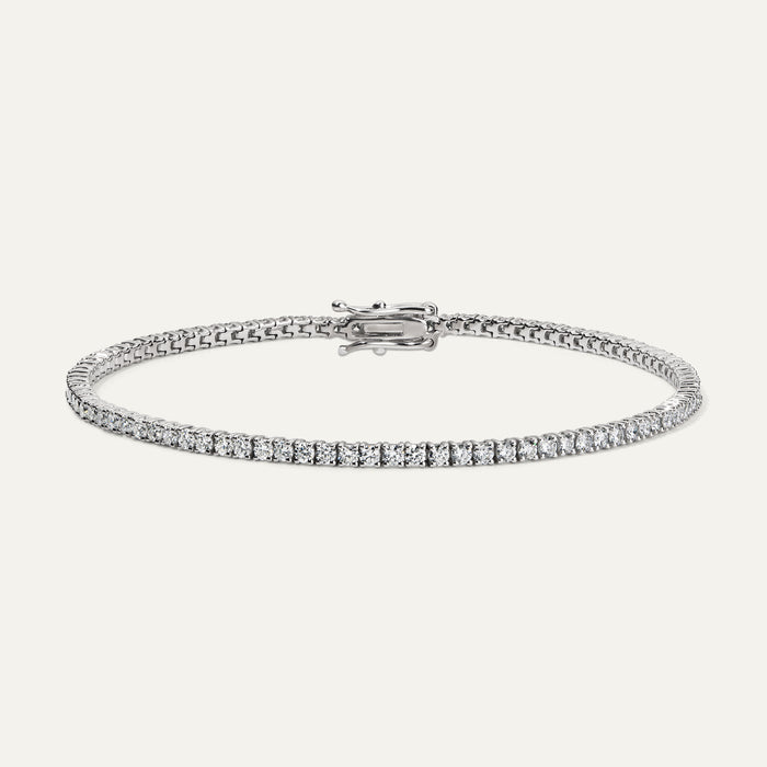 2ct Diamond Tennis Bracelet Skinny